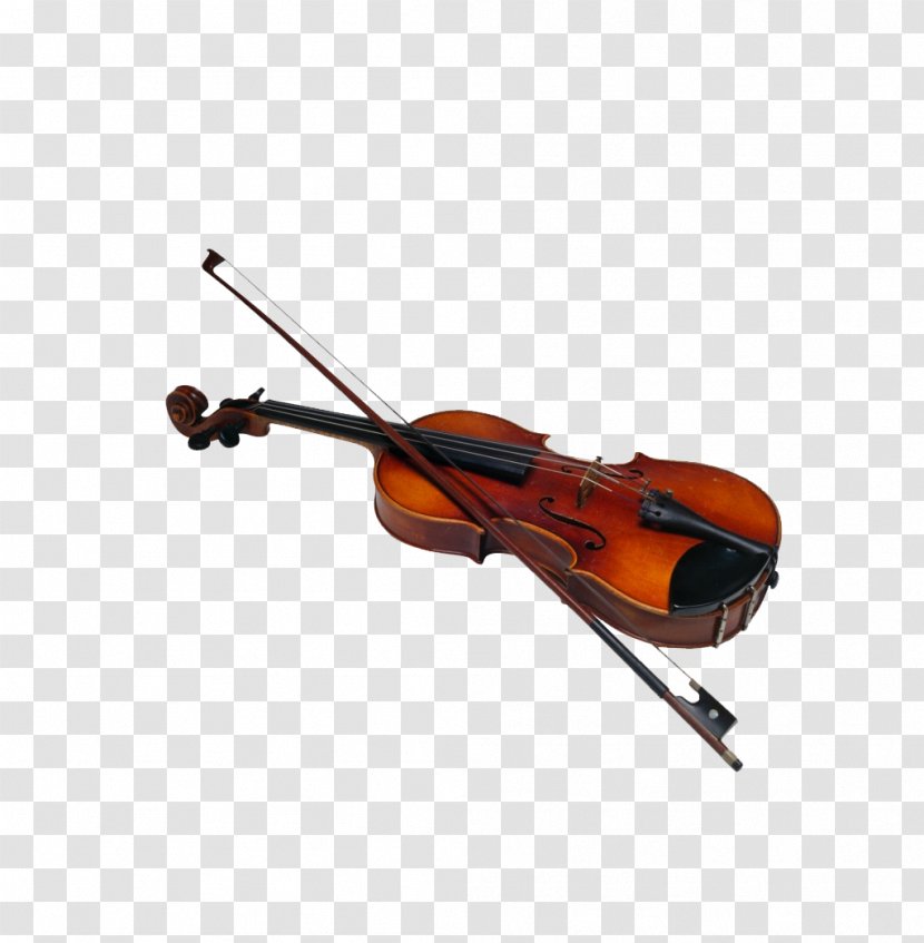 Violin Musical Instrument Bow String - Heart - Yellow Transparent PNG