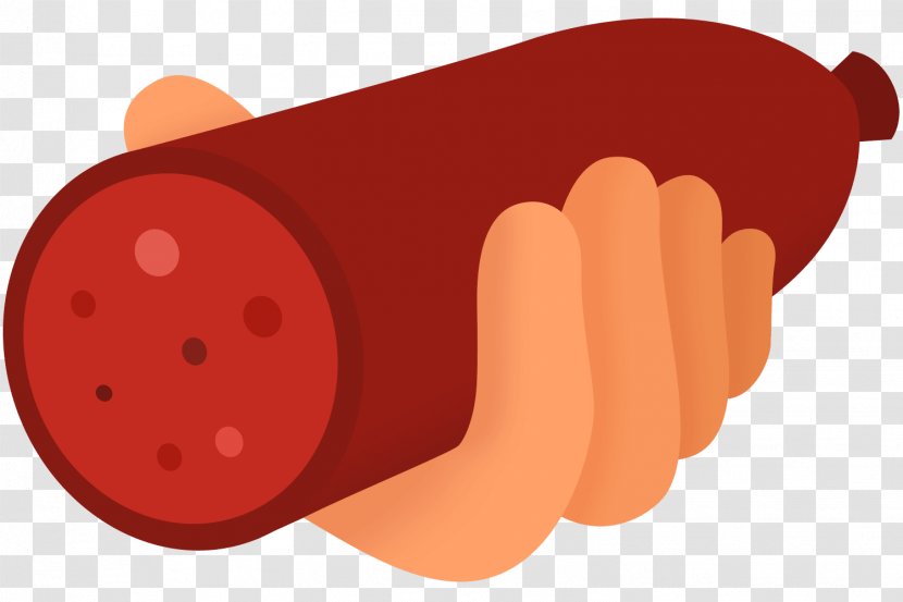 Salami Italian Cuisine Dribbble Clip Art - Red - 9 Transparent PNG