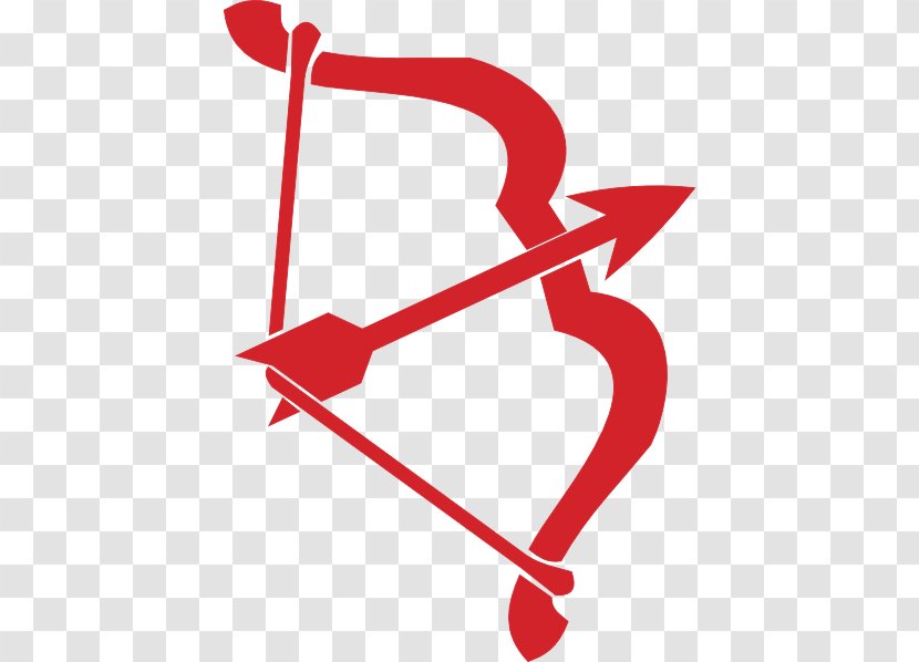 Bow And Arrow Archery Cartoon Clip Art - Heart Transparent PNG