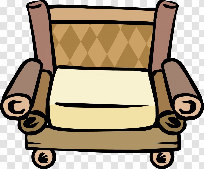 Club Penguin Couch Futon Chair Clip Art - Bed Transparent PNG