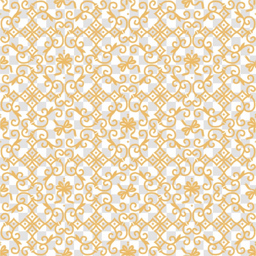 Pattern - Motif - Gold Vector Background Material Transparent PNG