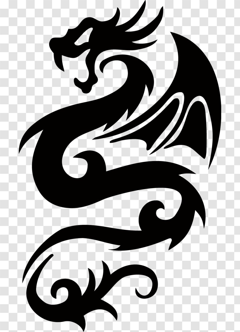 Decal Chinese Dragon Tattoo Sticker Transparent PNG