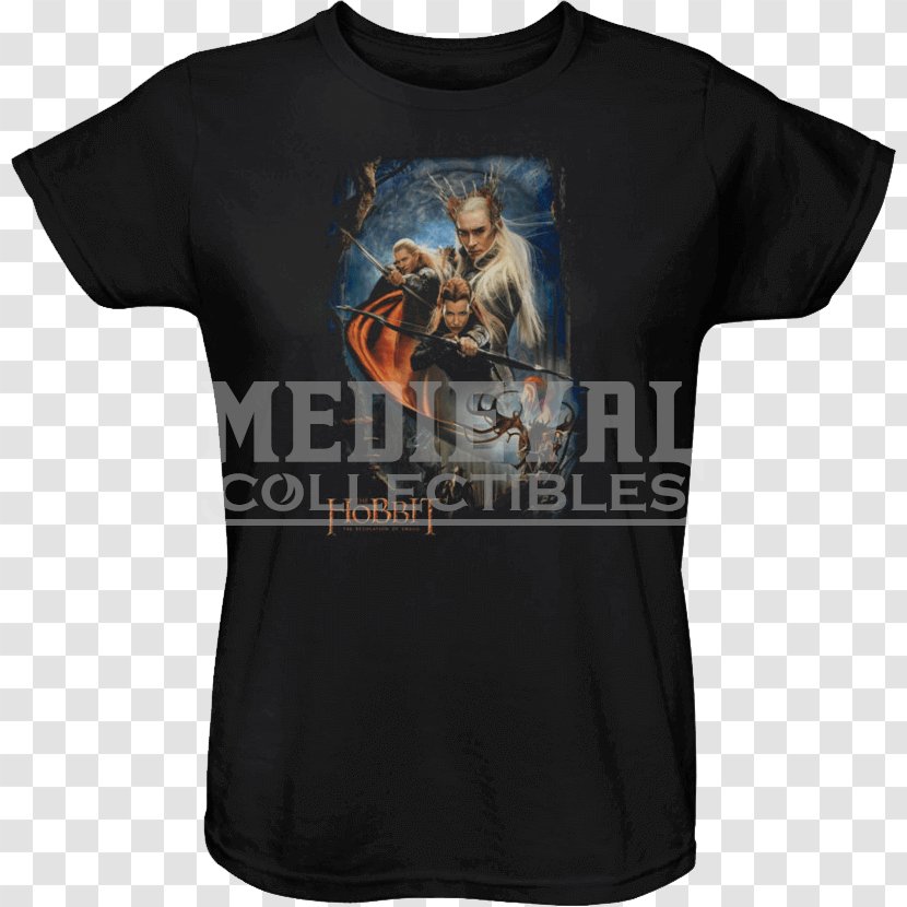 T-shirt Sleeve Thranduil The Hobbit - Tshirt Transparent PNG