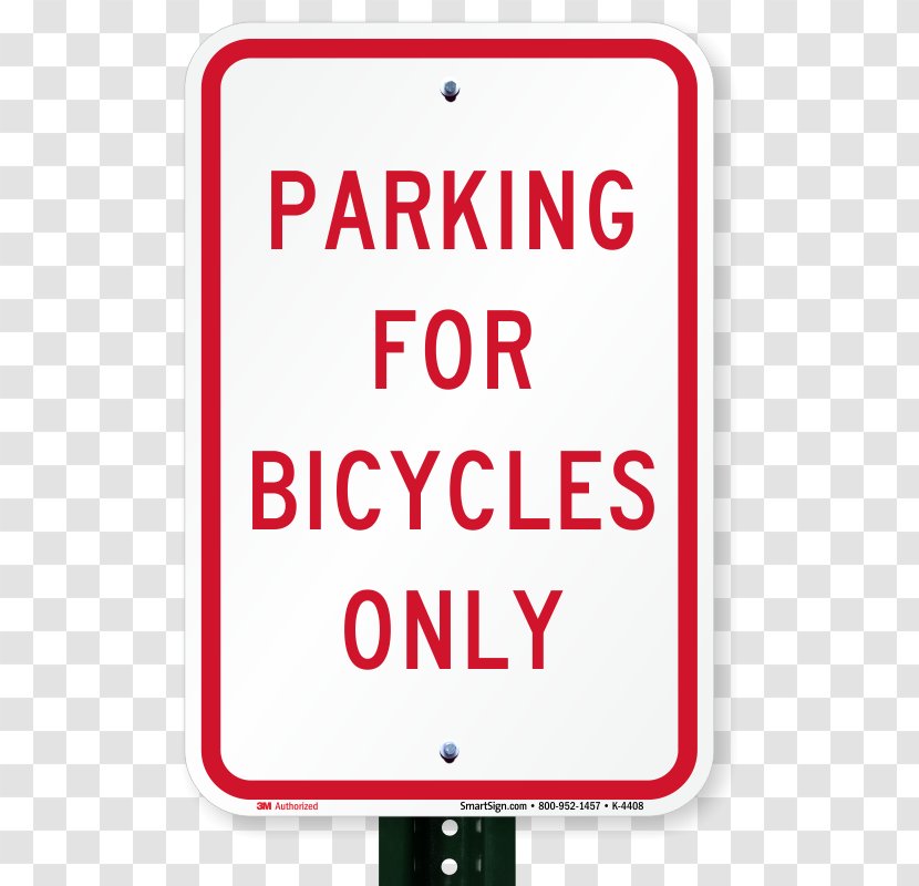 Traffic Sign No Bicycles 24 X 18 Brand Signage Engineering - Parking Only Transparent PNG