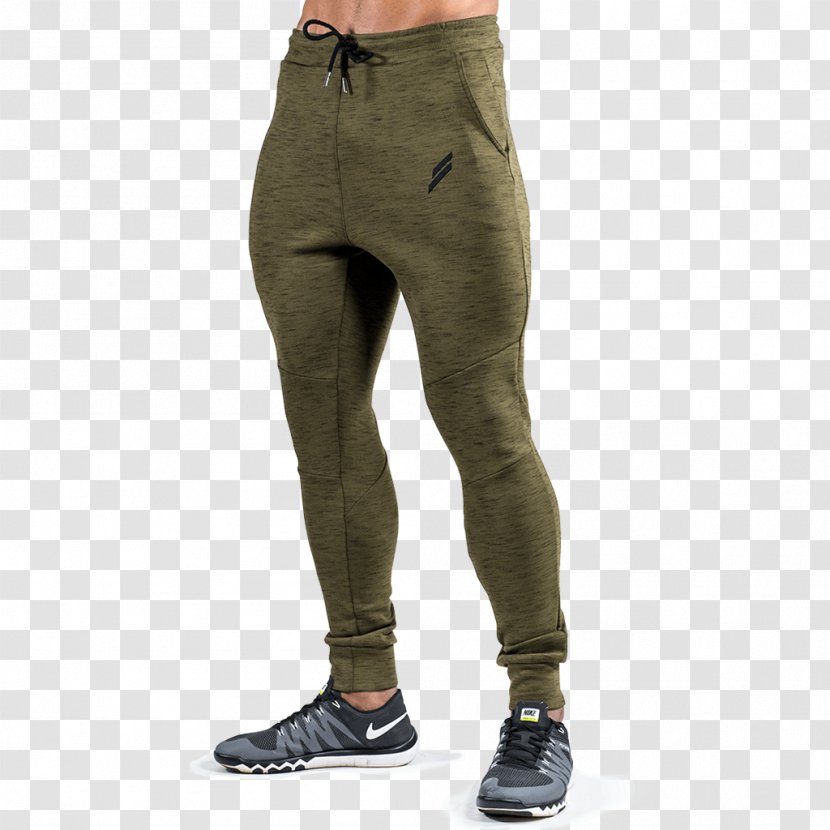 Jeans Khaki Green Pants Hoodie - Olive Transparent PNG