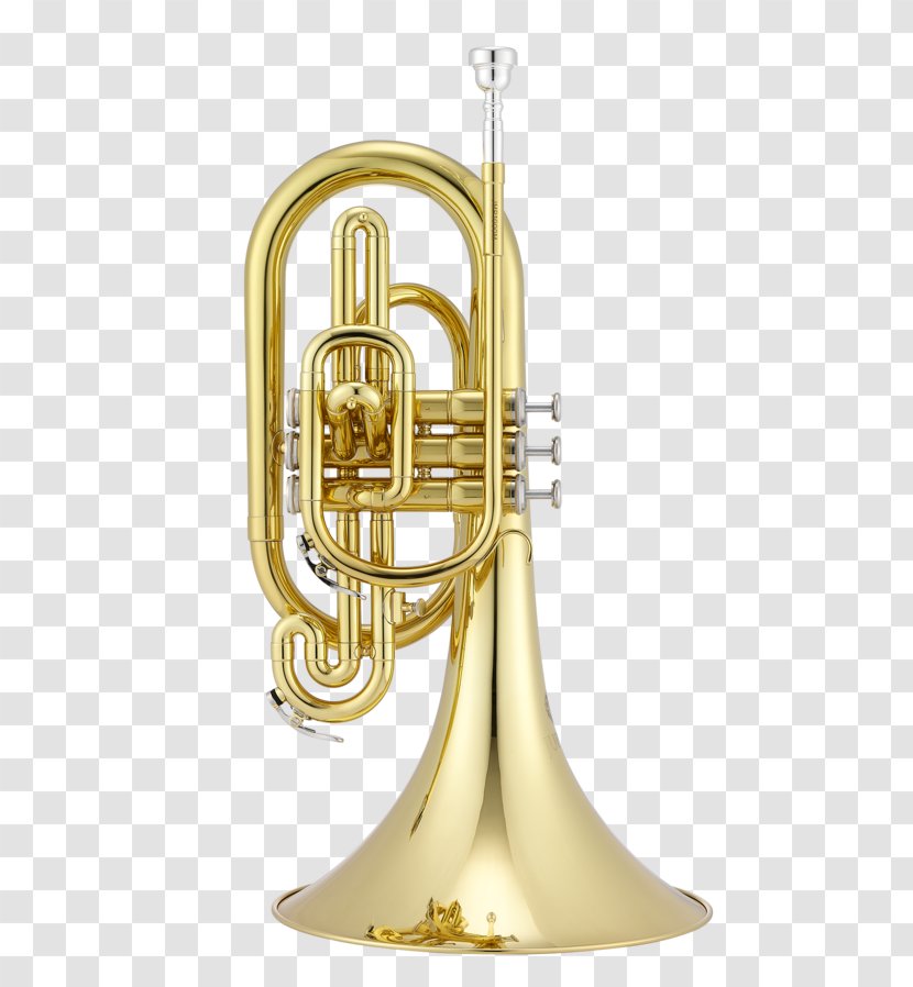 Saxhorn Mellophone Trumpet French Horns Cornet - Flower Transparent PNG