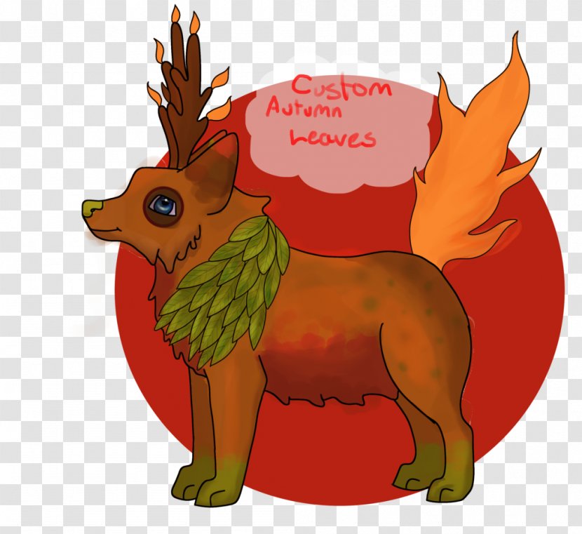 Canidae Reindeer Illustration Dog Mammal - Mythical Creature - Autumn Candles Transparent PNG
