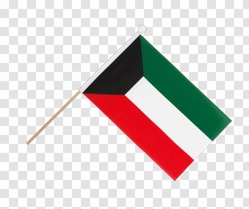 Flag Of Kuwait Fahne Car - Triangle Transparent PNG
