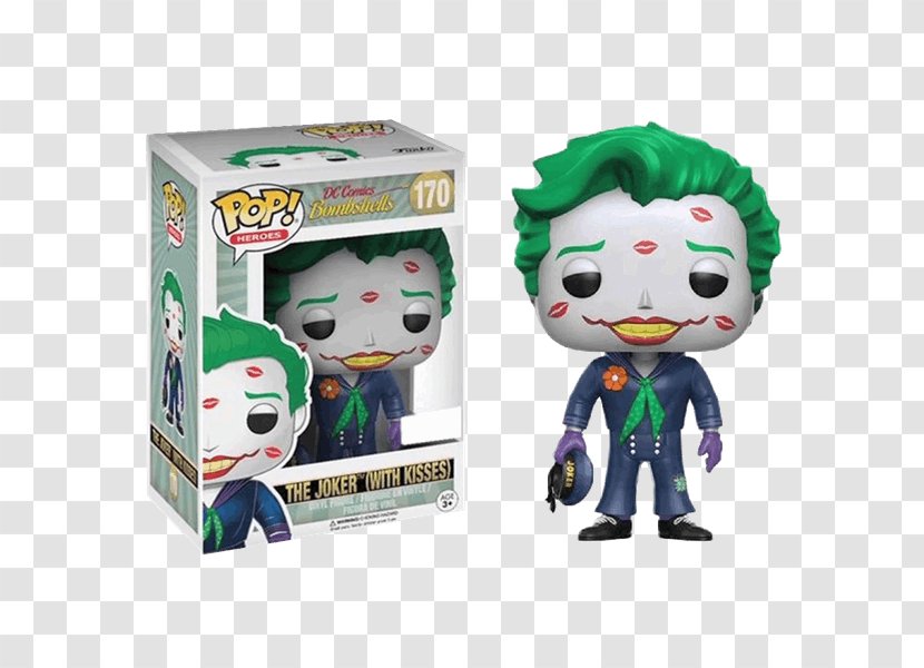 Joker Harley Quinn Batman Funko DC Comics Bombshells - Dc Transparent PNG