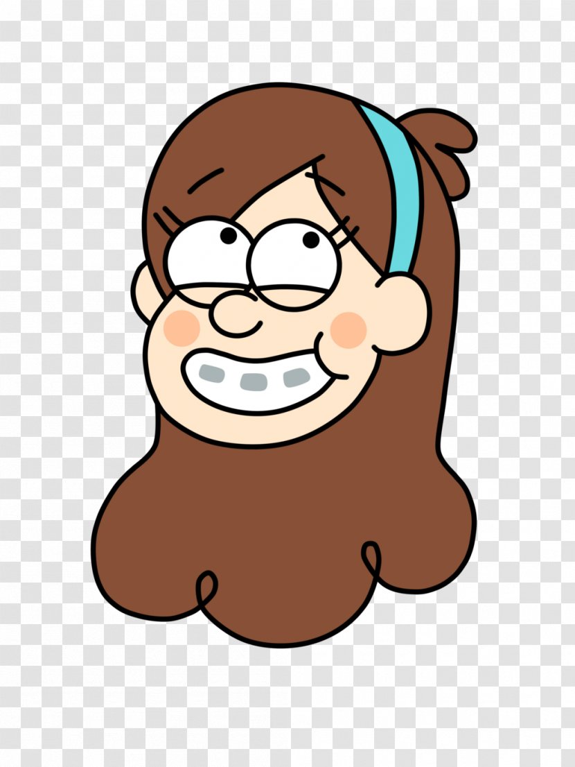 Mabel Pines Dipper Cartoon Character - Face - Fall Characters Transparent PNG