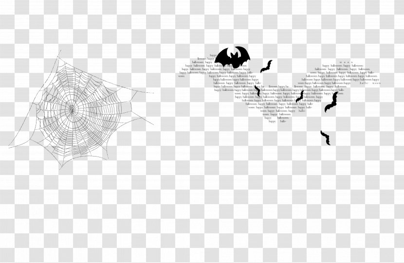 Black And White Brand Pattern - Bat Transparent PNG