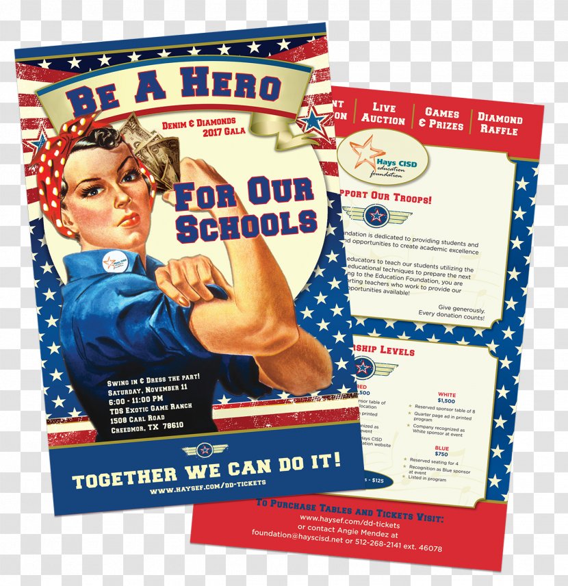 We Can Do It! Rosie The Riveter Veterans Party Of America Political Transparent PNG