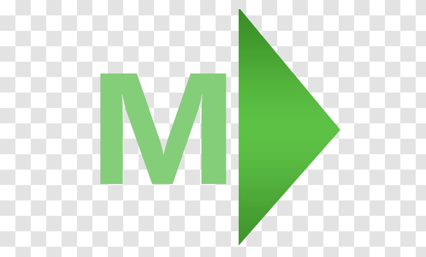 Logo Brand Angle Green - Text Transparent PNG