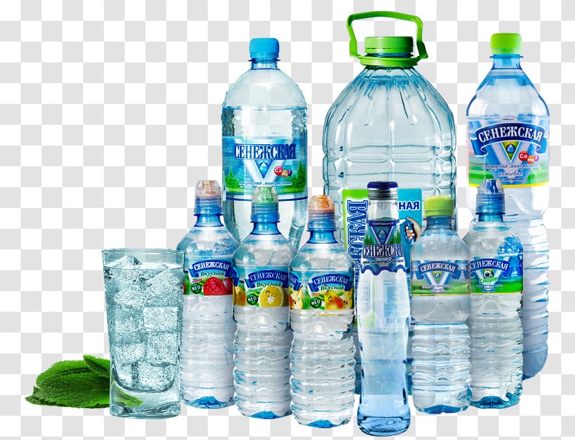Mineral Water Bottled Distilled Lemonade - Plastic Bottle Transparent PNG