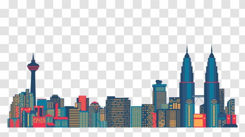 Kuala Lumpur Tower Silhouette Skyline - City Transparent PNG