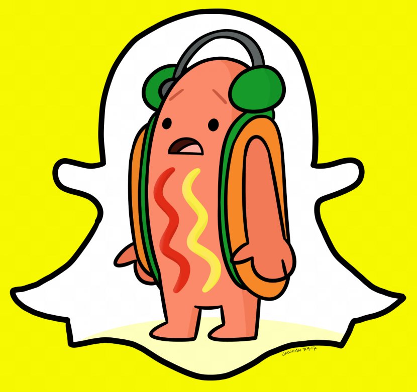 Dancing Hot Dog Thepix Sticker Snapchat - Frame - Hotdog Transparent PNG