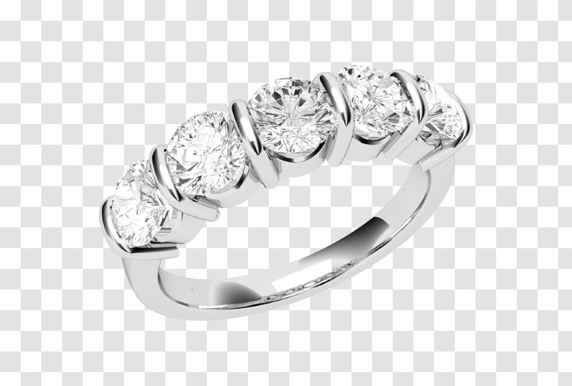 Eternity Ring Diamond Cut Princess - Rings Women Transparent PNG