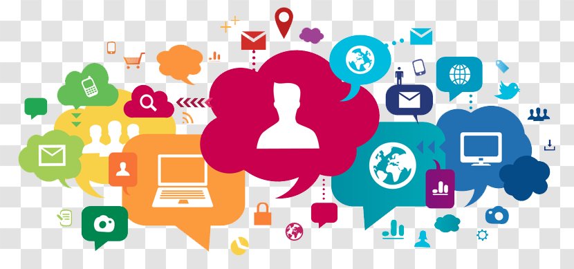 Digital Marketing Social Network Inbound Content - Clipart Transparent PNG