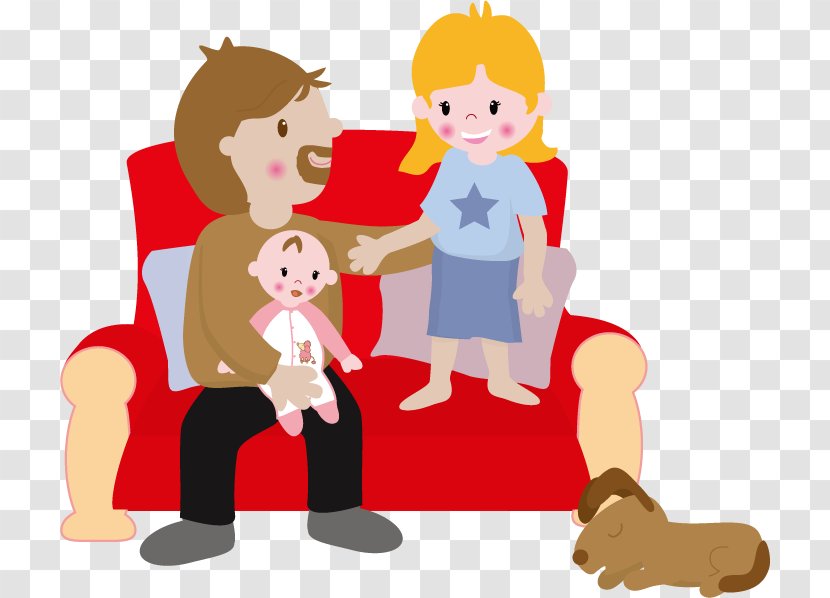 Puppy Dog Clip Art - Frame - Vector Father And Child Transparent PNG