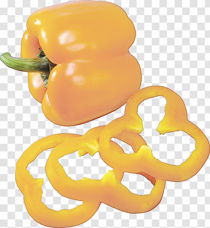 Bell Pepper Yellow Peppers And Chili Food Vegetable - Octopus Transparent PNG