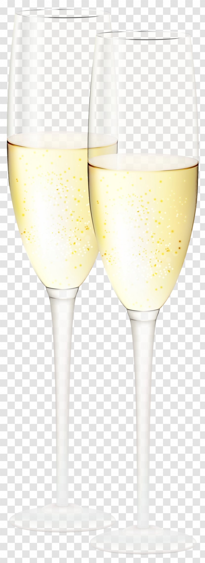 Champagne Glasses Background - Alcoholic Beverage - Dessert Wine Cocktail Transparent PNG