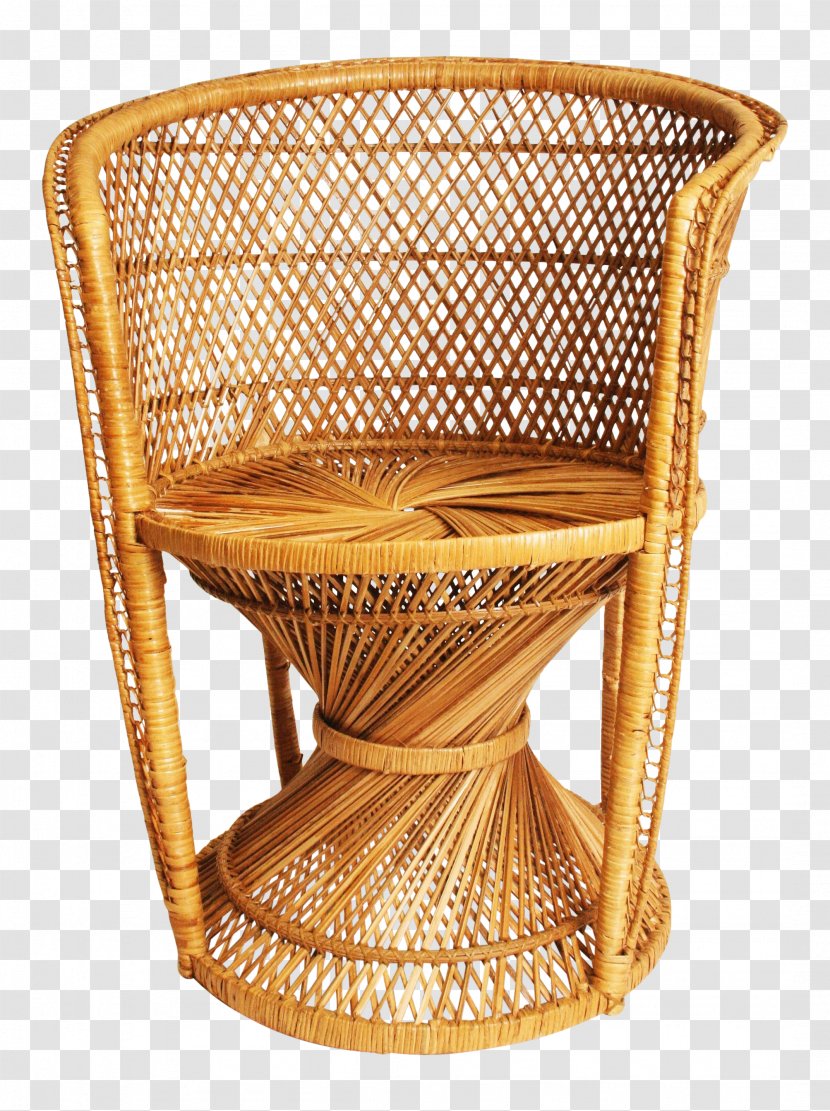 Table Wicker Chair Basket Rattan - Noble Transparent PNG