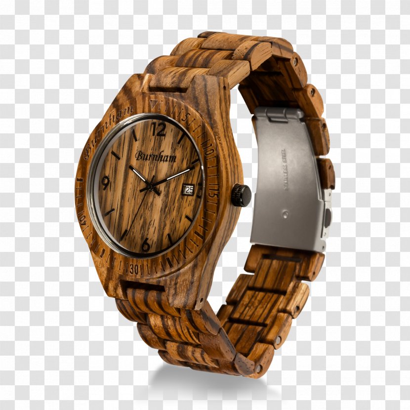 Automatic Watch Wood Movement Swiss Made - Clothing Accessories Transparent PNG