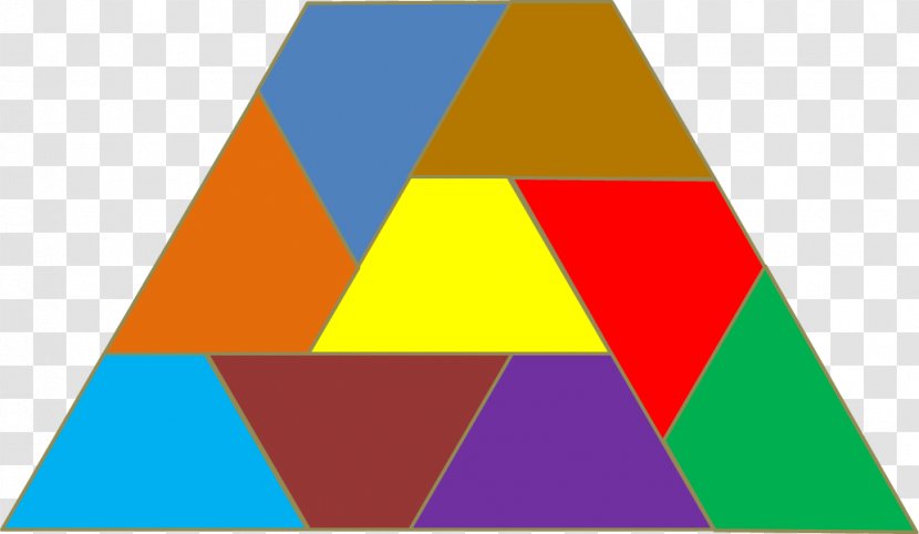 Triangle Isosceles Trapezoid Tessellation - Rhombus - Hexagon Clipart Transparent PNG