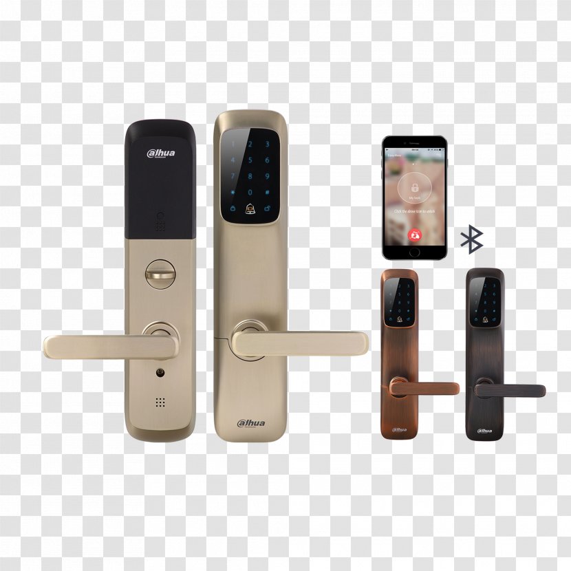 Smart Lock Electronic Dahua Technology Door - Locks Transparent PNG