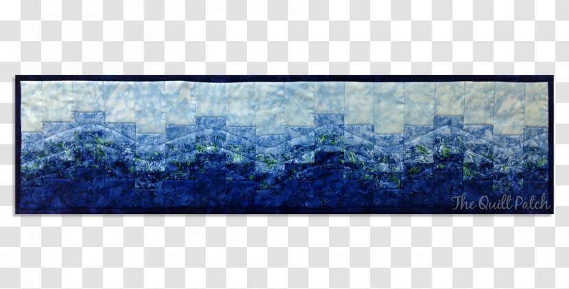 Wave Lavender Bargello Blue Pattern - Michigan - Row Of Lights Transparent PNG