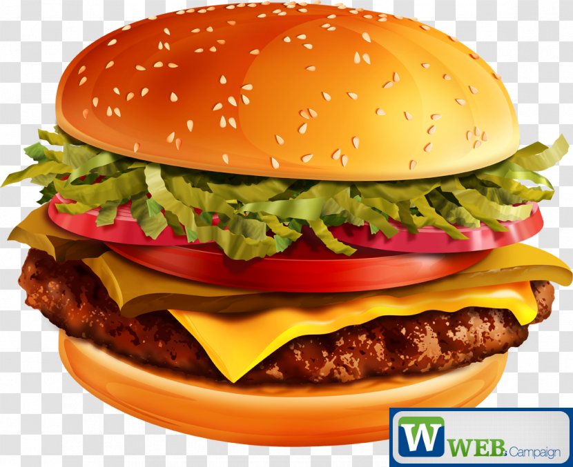 Whopper Hamburger Fast Food Burger Tycoon Cheeseburger - American - And Sandwich Transparent PNG