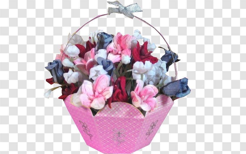 Paper Food Gift Baskets Flower Floral Design - Basket Transparent PNG