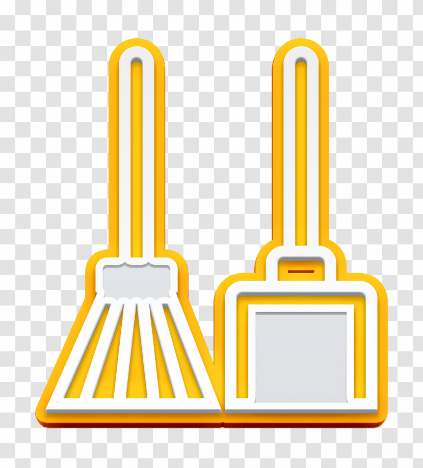 Broom Icon Furniture And Household Icon Cleaning Icon Transparent PNG