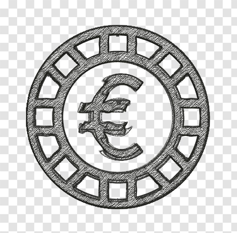 Casino Icon Currency Euro - Finance - Logo Metal Transparent PNG