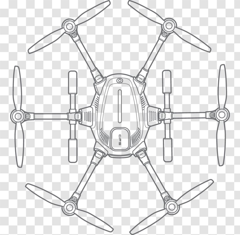 Quadcopter Wiring Diagram Unmanned Aerial Vehicle Helicopter - Yuneec Breeze Box Transparent PNG