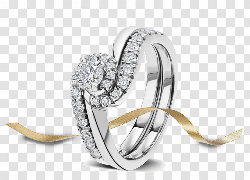 Wedding Ring Engagement Jewellery Diamond - Platinum Transparent PNG