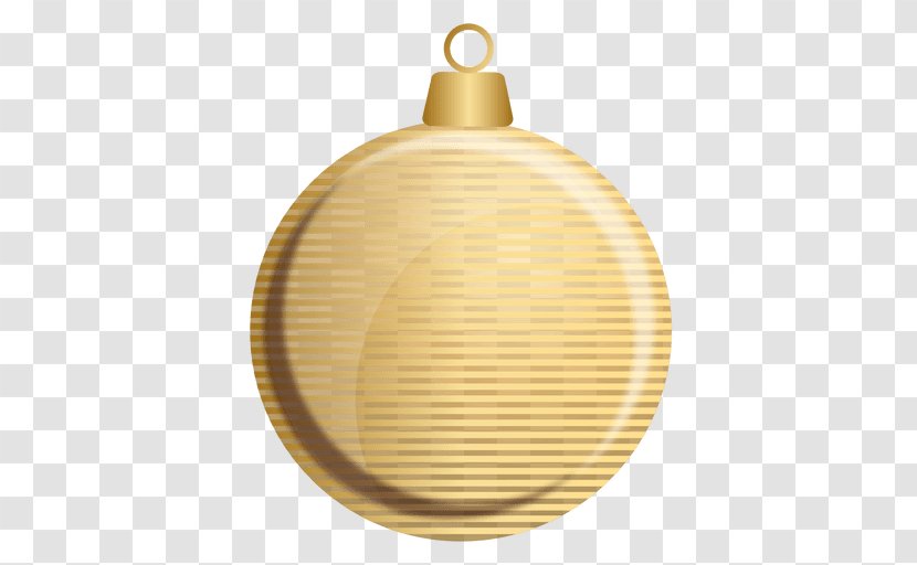 Christmas Ornament Ball Sphere - Chart - Golden Transparent PNG