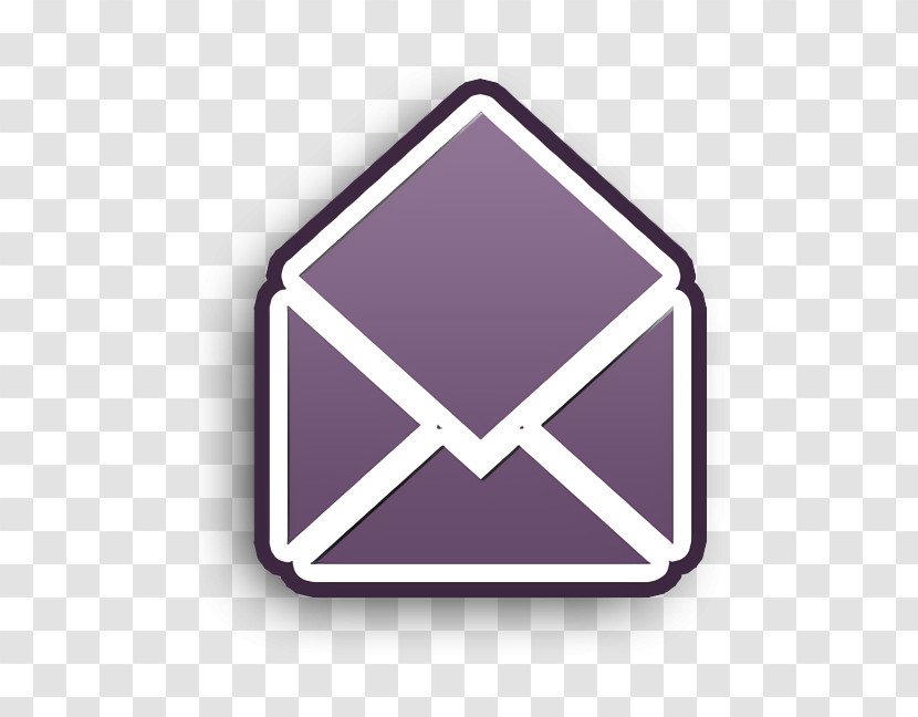 Solid Contact And Communication Elements Icon Mail Icon Email Icon Transparent PNG