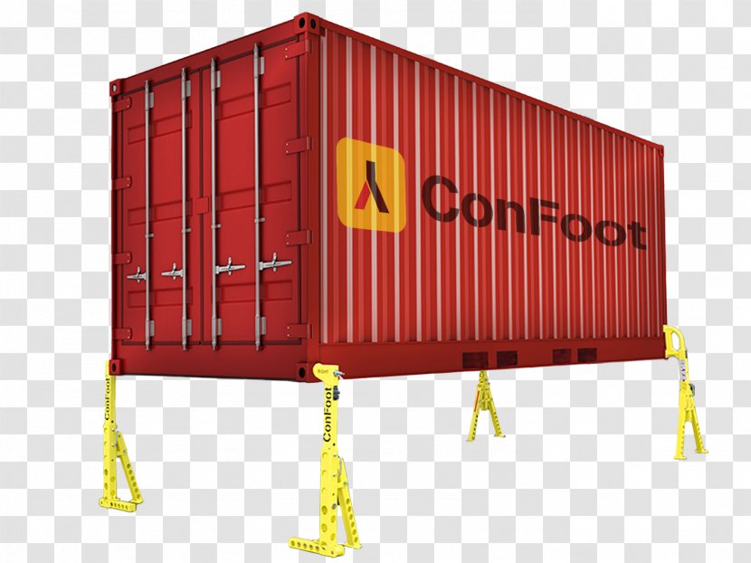 Shipping Container Mover Intermodal Freight Transport Transparent PNG