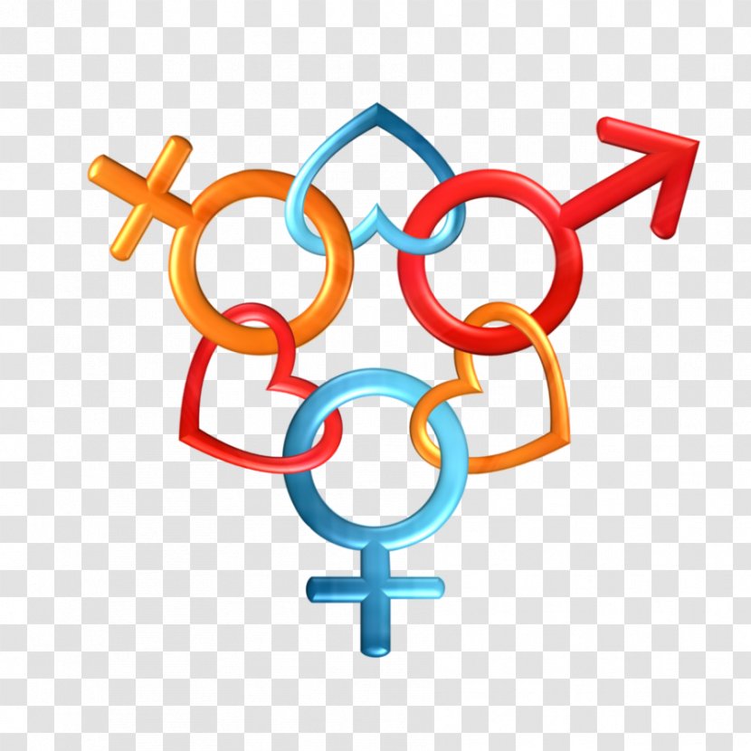 Gender Symbol Circle Clip Art - Cartoon Transparent PNG