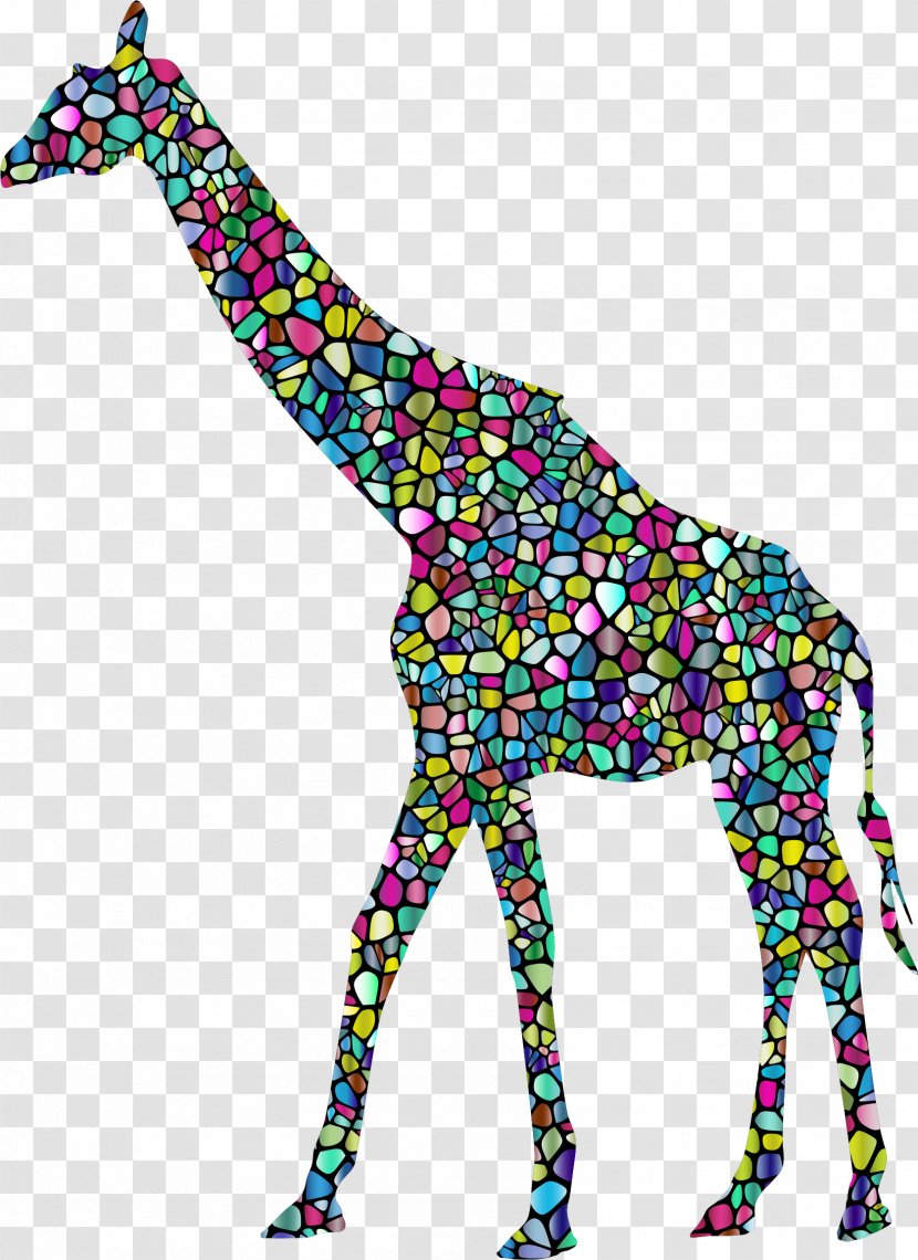 Northern Giraffe Silhouette Clip Art - Pixabay - Background Cliparts Transparent PNG
