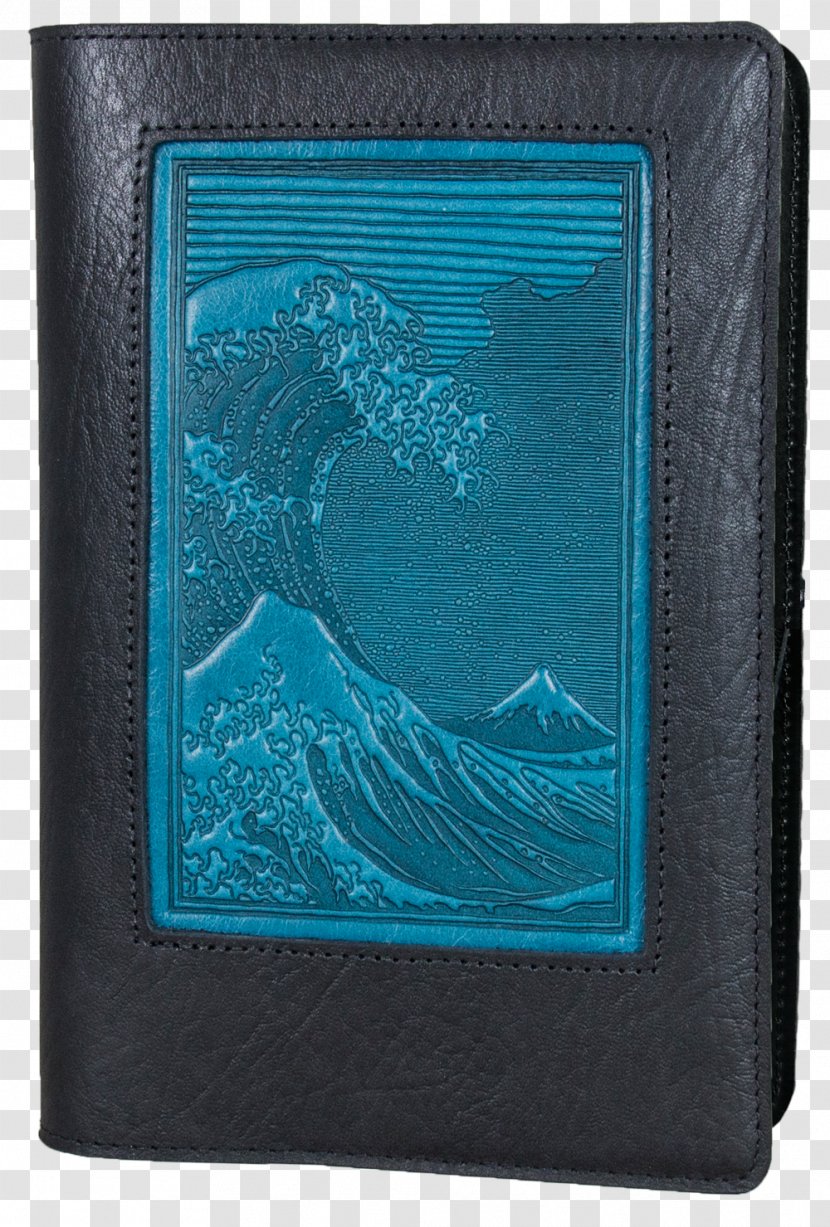 Notebook The Great Wave Off Kanagawa Sketchbook Leather Oberon Design - Hokusai Transparent PNG