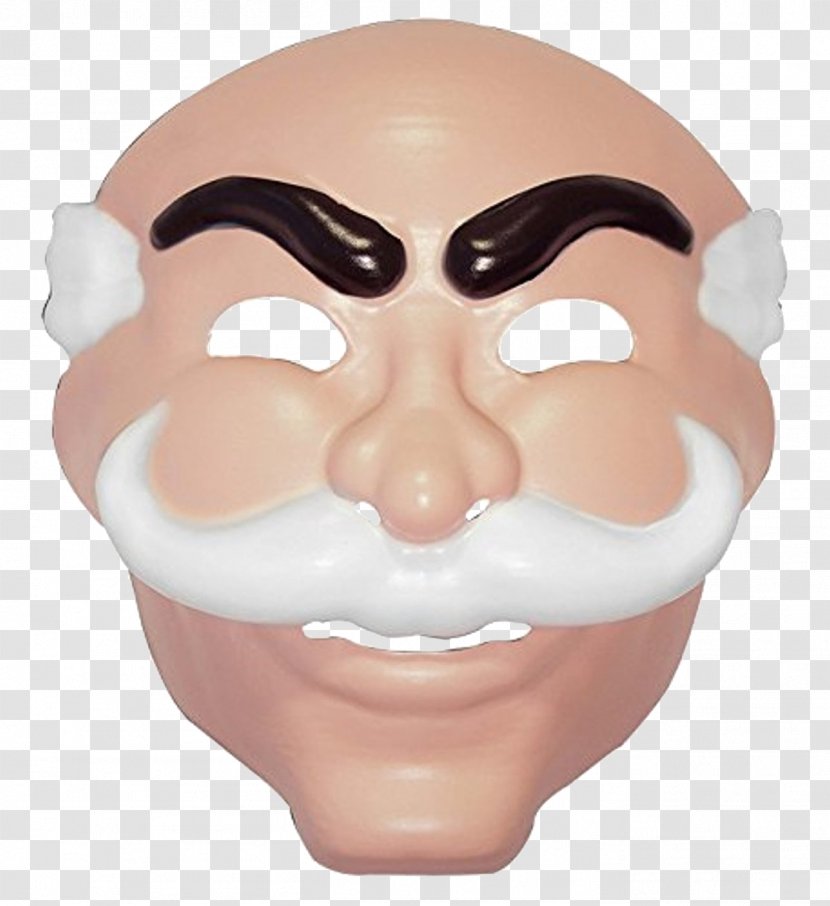 Elliot Alderson Mask Halloween Costume Mr. Robot - Chin - Season 2Anonymous Transparent PNG