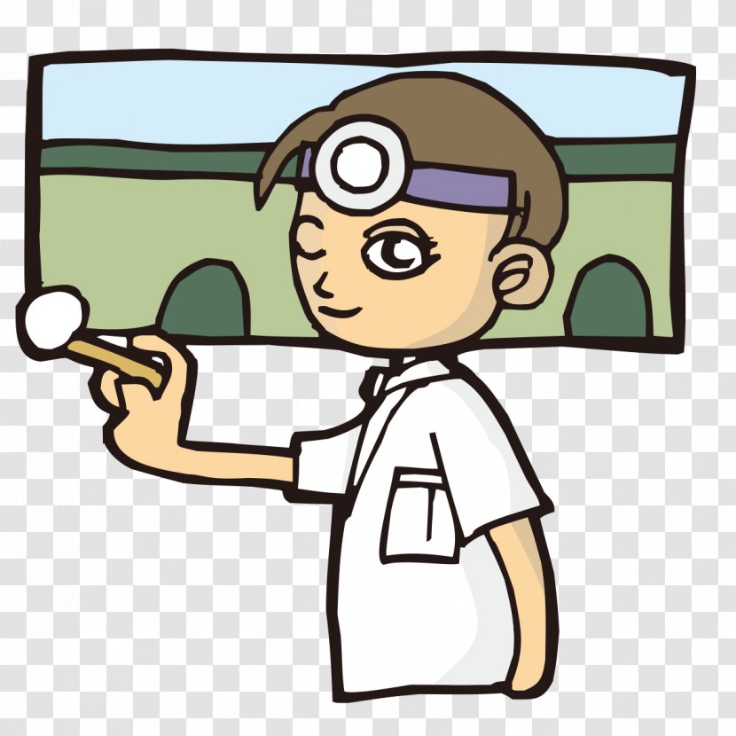 U5f35u8981u4ec1u8033u9f3bu5589u79d1 Physician Patient Hospital Health Care - Human Behavior - Cartoon Male Doctor Transparent PNG