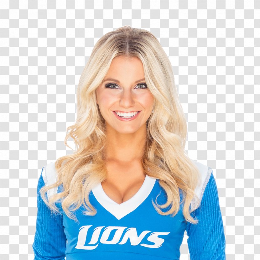 Detroit Lions Cheerleaders AFC–NFC Pro Bowl NFL Cheerleading - Hair Transparent PNG