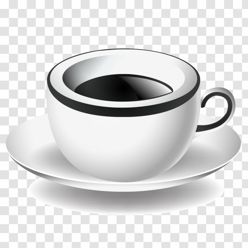 White Coffee Ristretto Espresso Cup - Caffeine - Fig Transparent PNG