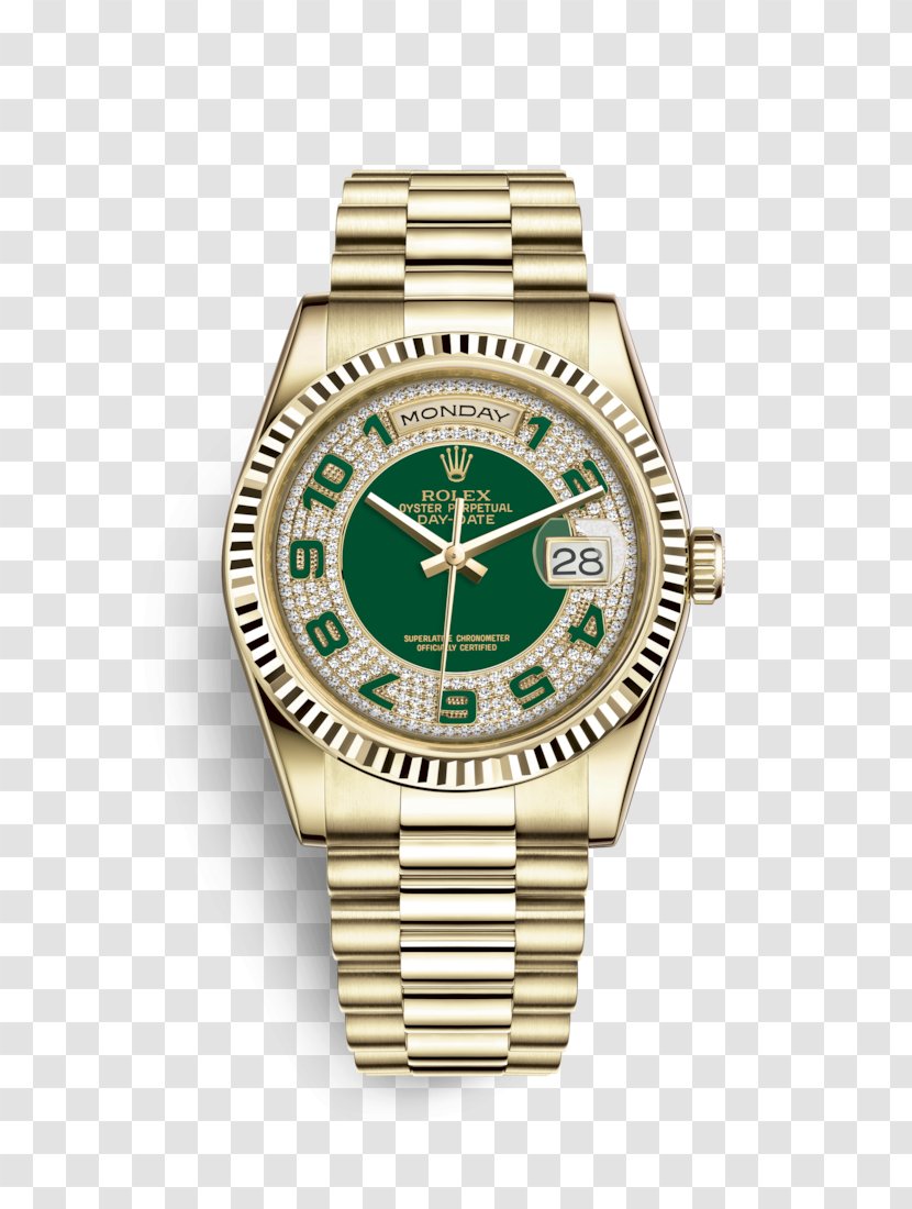 Rolex Day-Date Watch Gold President Perpetual - Daydate Transparent PNG