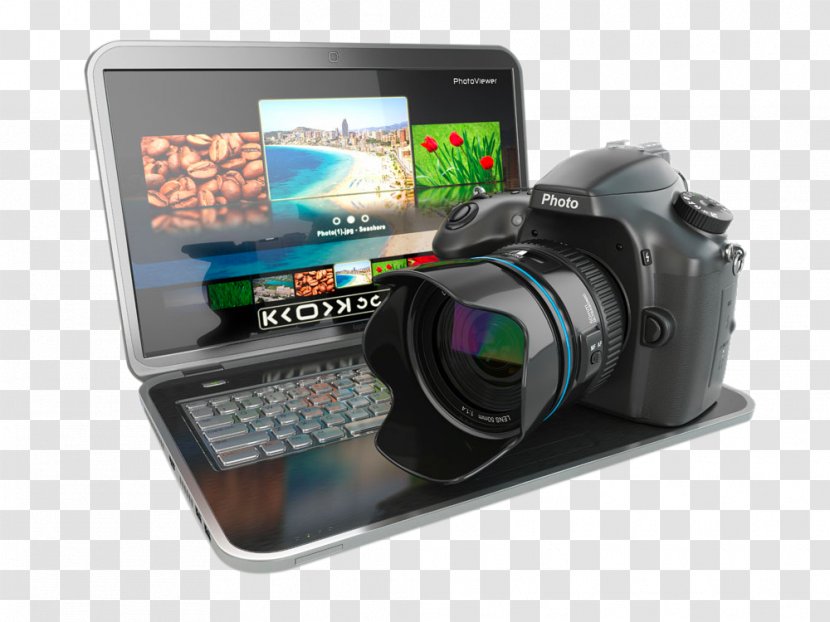 Digital Photography Camera - Electronic Device - HD Laptop Transparent PNG