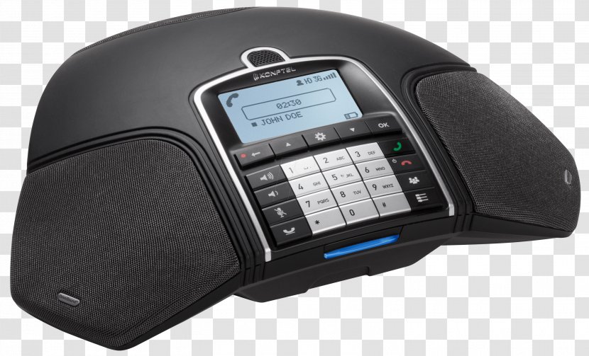Konftel 300wx Wireless Expandable Conference Phone - Digital Enhanced Cordless Telecommunications - No Base Station, Black Telephone KONFTEL 300 Wx DECT BASE STATION If Purchased With 300Wx Mobile PhonesOthers Transparent PNG
