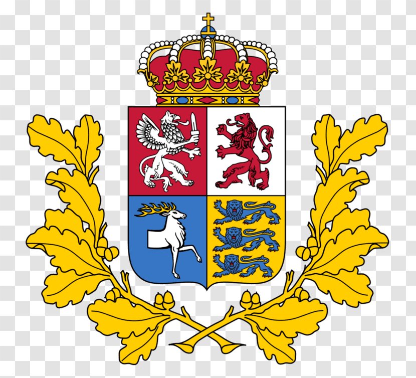 Flag Cartoon - Governorate Of Livonia - Emblem Crest Transparent PNG